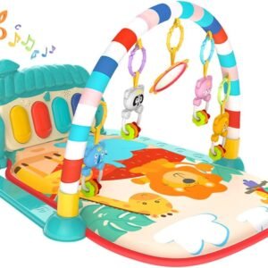 Musical Baby Play Gym & Activity Mat with Hanging Toys