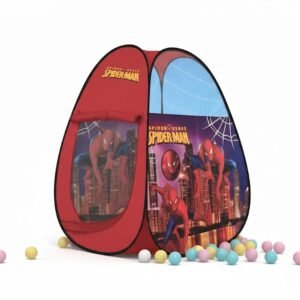 Spiderman Kids Play Tent with Ball Pit – Pop-Up Marvel Playhouse