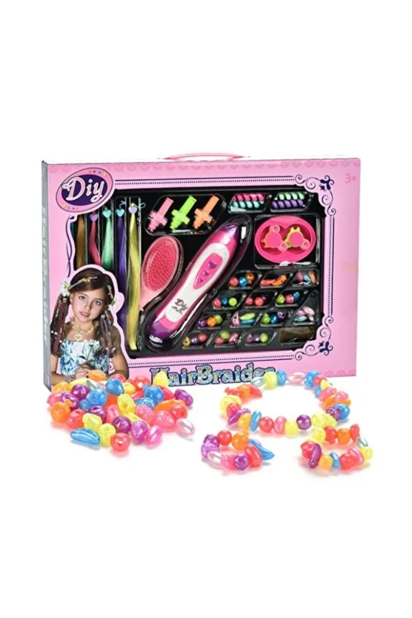 Creative electric hair braiding toy for children