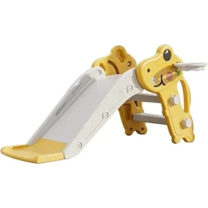 2-in-1 Foldable Slides and Climbing Set for Toddlers