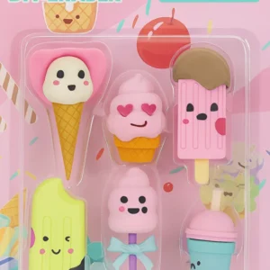 6-Piece Children's Eraser Set