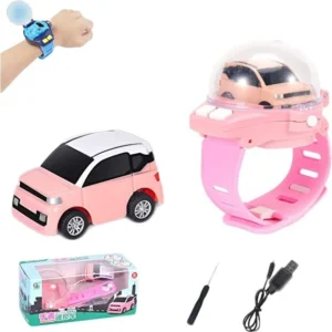 Mini Children's Wristwatch with Wrist Strap, Mini Remote Control Car