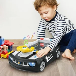 Police car toy with lights and sounds