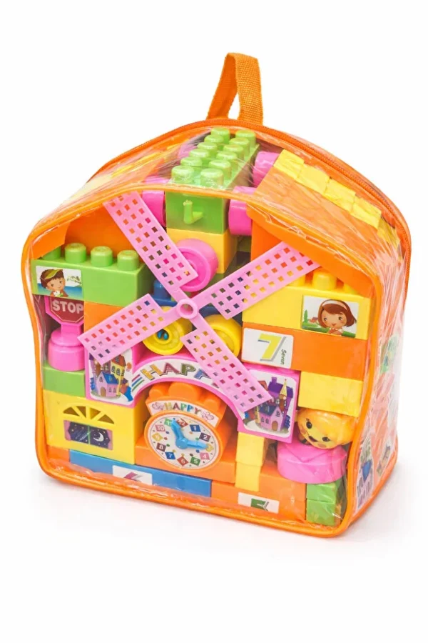 Children's Windmill House Building Set with Carrying