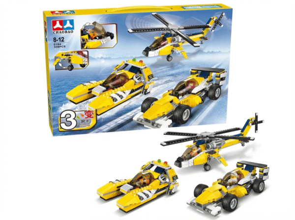 3-in-1 Building Blocks Toy Set