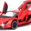 Diecast Metal Sports Car Model with Opening Scissor Doors & LED Lights